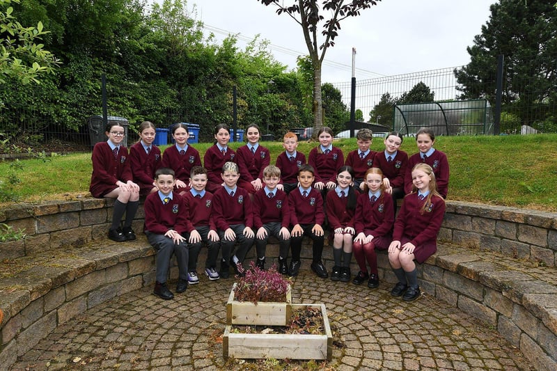 Mrs. Bonner’s P7 class at St John’s Primary School.