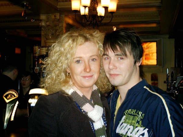Enjoying a night out at Earth nightclub back in January 2006.