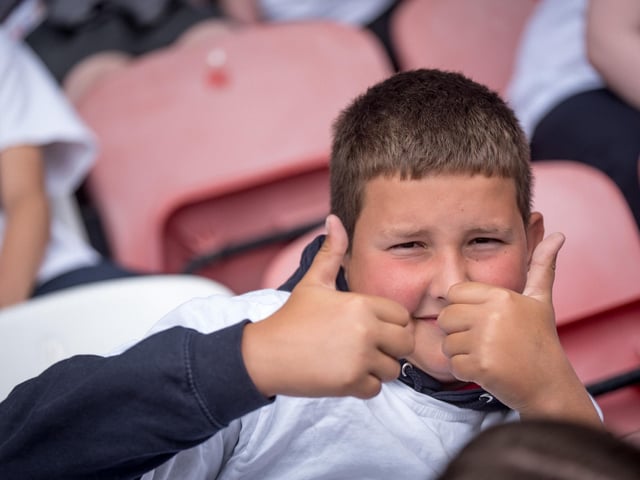 The annual Fan the Flame mass was celebrated recently in Celtic Park for pupils who recently made their confirmation.