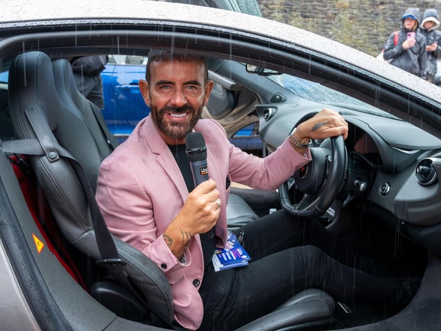 Michael Doherty takes to the wheel
Derry City and Strabane District Council Mayor, Councillor Lilian Seenoi-Barr has hosted Supercar Saturday in Guildhall Square to raise money for the Mayoral Charity Bud Club. The event attracted car enthusiasts and owners from across the region to support aid the local charity. Picture Martin McKeown. 24.05.25