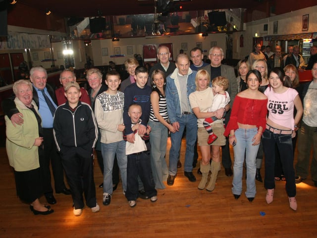 Pictures of Derry people partying in November 2003