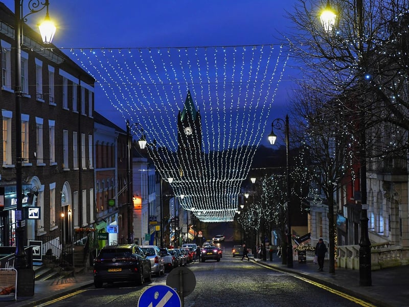 Christmas lights in Derry. Photo:George Sweeney