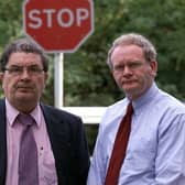 The late John Hume and Martin McGuinness.