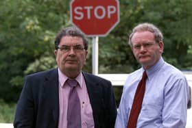 The late John Hume and Martin McGuinness.