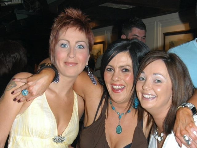 Haley out for a party with friends.