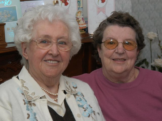 Greta McLoone's 80th birthday with family.