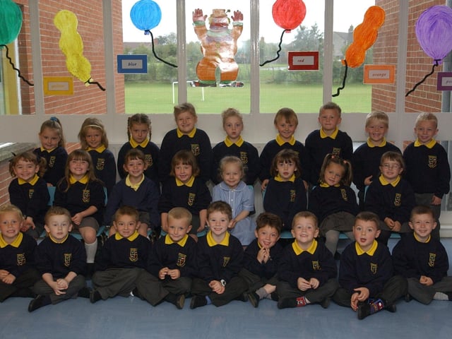 Primary 1 pupils from Ebrington Primary School. (1909PG20):20 years on: Young people across Derry and Donegal starting school in September 2003