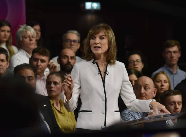 Question Time host Fiona Bruce 