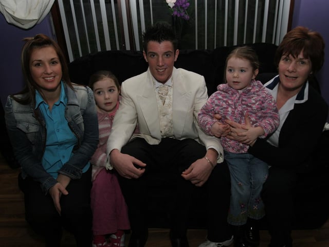 Damien McGuinness all dressed up