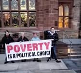 Protesters.