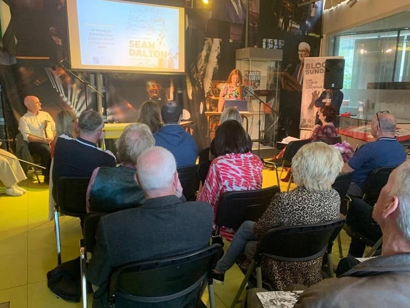 The audience at the launch of ‘The Good Samaritan: Sean Dalton – A Journey for Truth’.