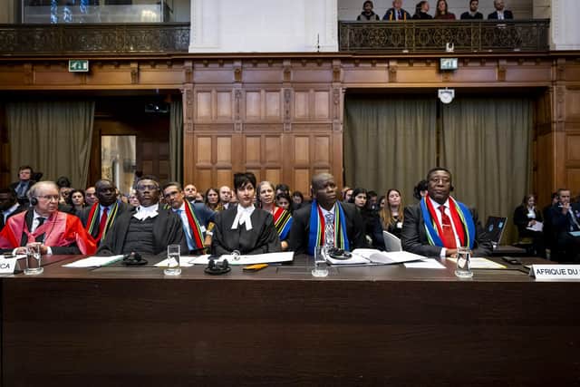 The South African legal team at the ICJ