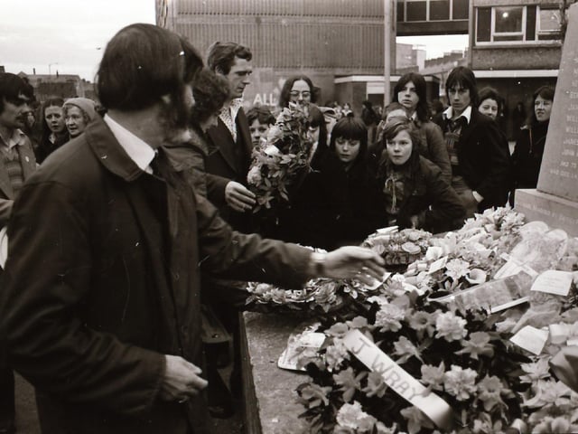 Bloody Sunday commemorative ceremonies and march back in January 1976.