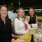 Enjoying a night out at the Lifford race track in March 2004.
