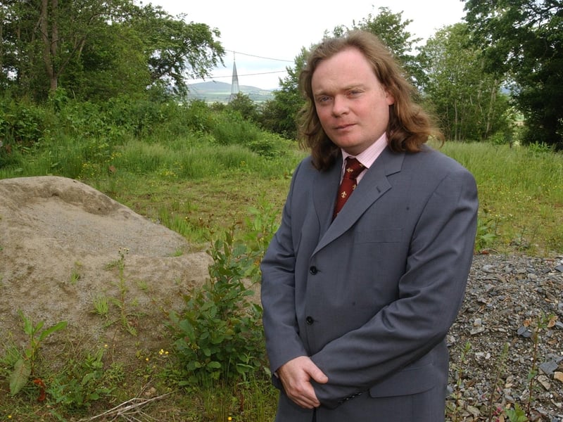 Derry estate agent Andrew Shields at Burt.
