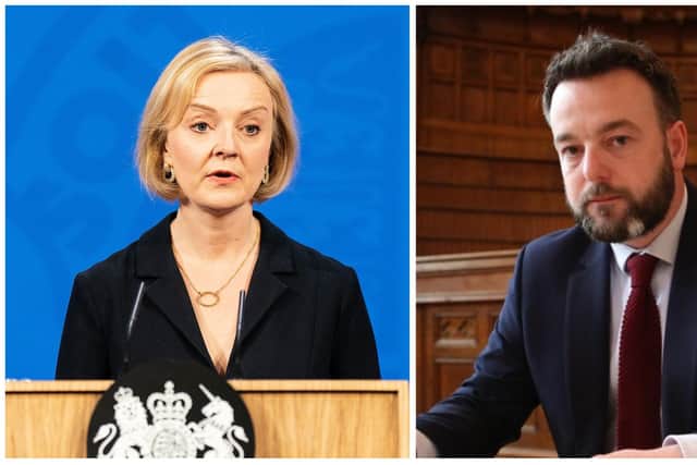 Liz Truss has resigned 45 days into office. Derry MP Colum Eastwood wants a general election.