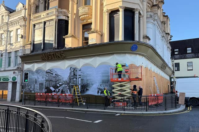 Work progressing at Austins. Photo: Inner City Trust.