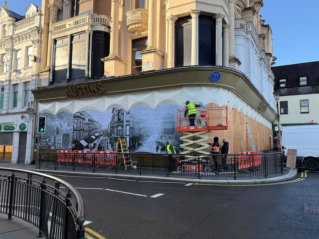 Work progressing at Austins. Photo: Inner City Trust.