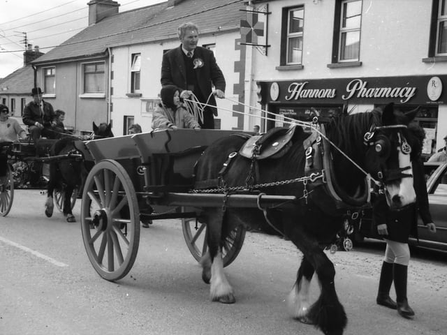 The St. Patrick's Day parade in Moville in 1998.