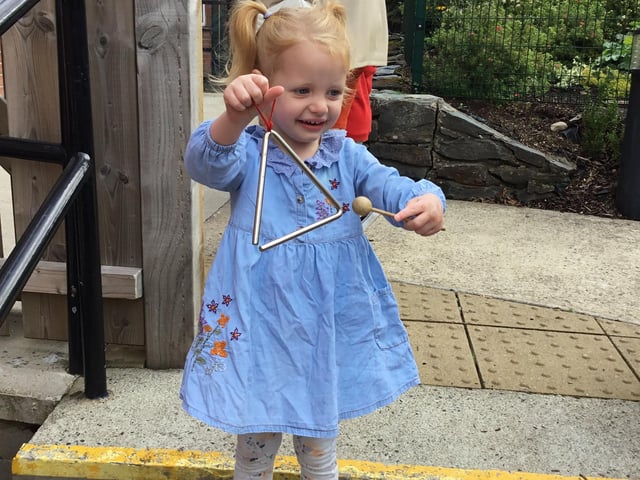 Making music with the triangle