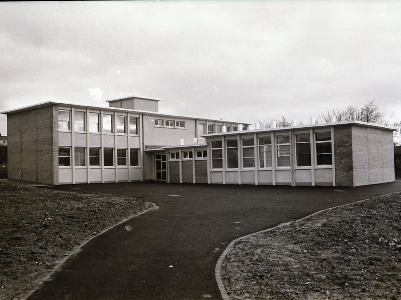 During December 1974 Bishop of Derry, Dr Edward Daly opened the new Scoil Naomh Bhride in Moville.