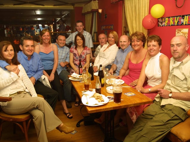Jim Kelly's 40th birthday at the Bogside Inn.