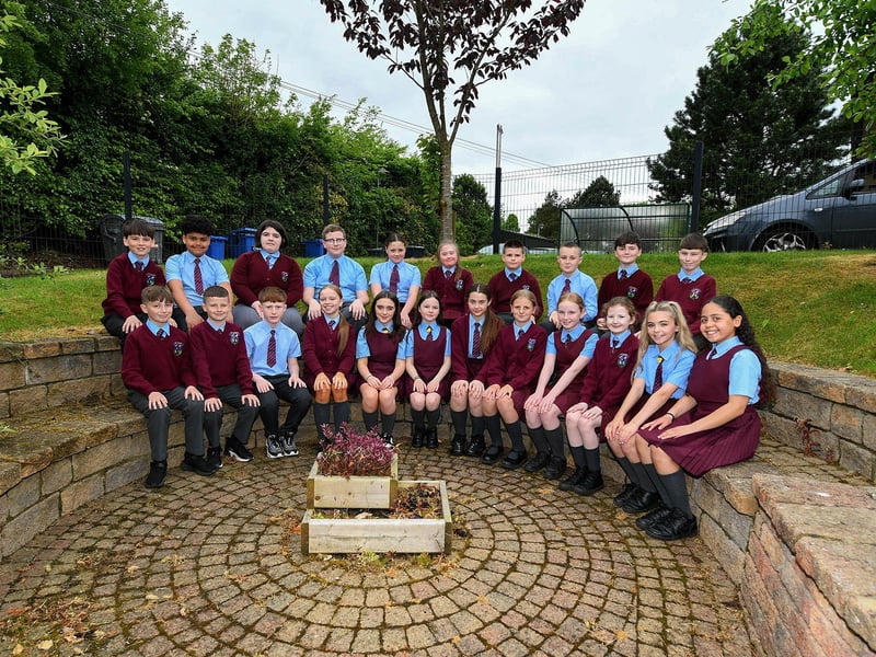 Mr Mullan's P7 class at St John’s Primary School.
