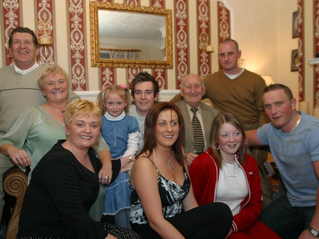 Party celebrations back in 2004: Declan Meenan.