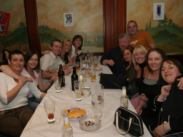 Party celebrations back in April 2004.
