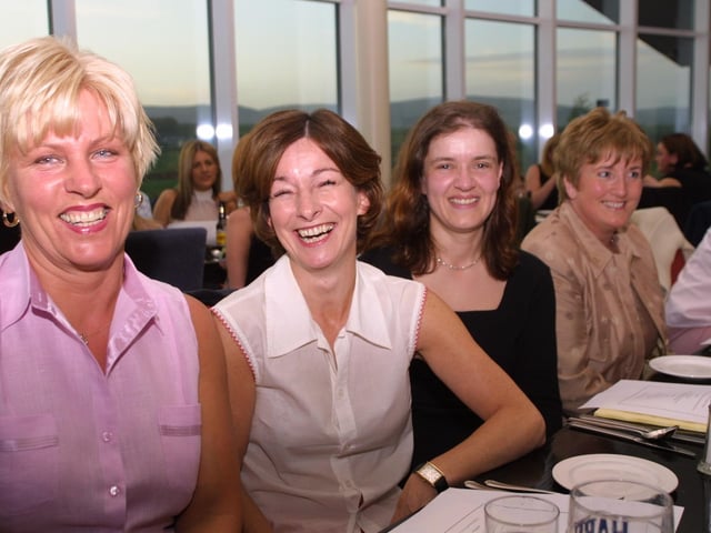 Glynnis Wilson, Eileen Doherty, Carol Miller and Christine Gilliland are all smiles for the camera