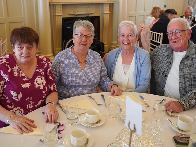 Féile’s ‘Lunch with a Laugh’ at the Bishop’s Gate Hotel was a huge success with Belfast comic Paddy ‘The Dagger’ McDonnell, leaving everyone in stitches.