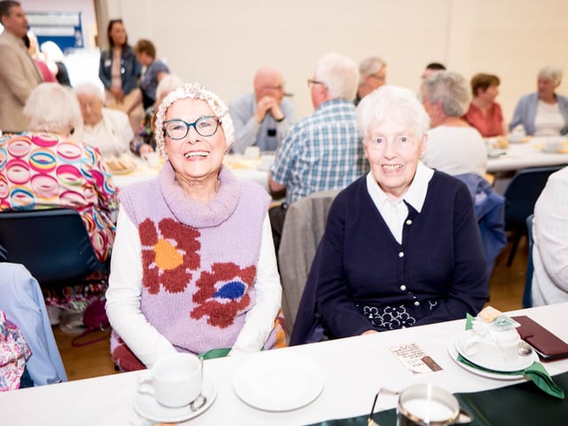 Guests at the afternoon tea.