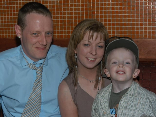 Conan Hamilton celebrating his birthday with family.