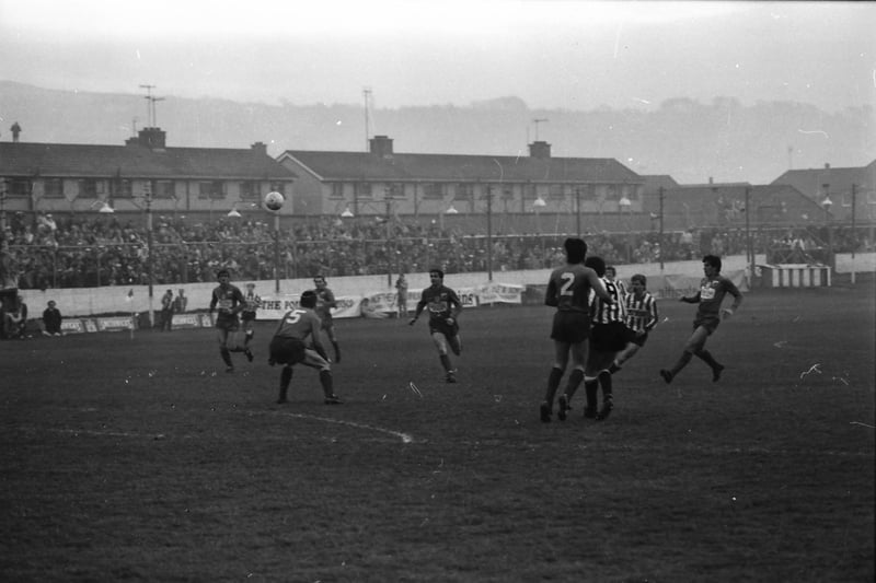 Derry City on the attack.