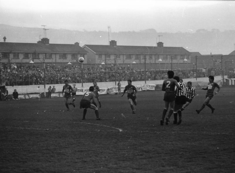 Derry City on the attack.