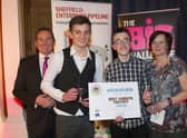 Harvey Morton (second from right) wins again at the 2013 Big Challenge awards