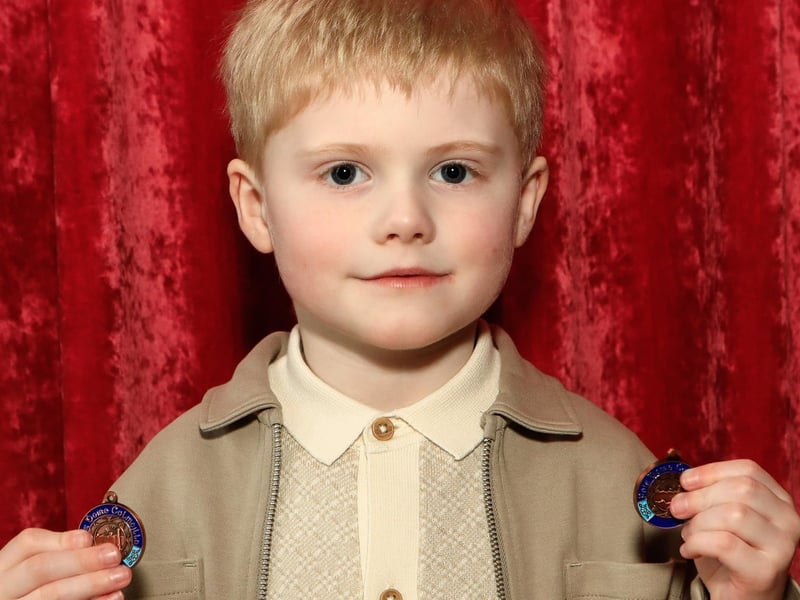Harry McGinley, 3rd Irish song, and 3rd English song, both P1/P2 at Feis Dhoire Cholmcille. (Photo - Tom Heaney, nwpresspics) : .