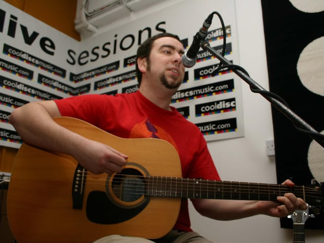 Conor McAteer. : Talented Derry musicians performing at Cool Discs Live Session inside the Foyle Street store back in February 2005.