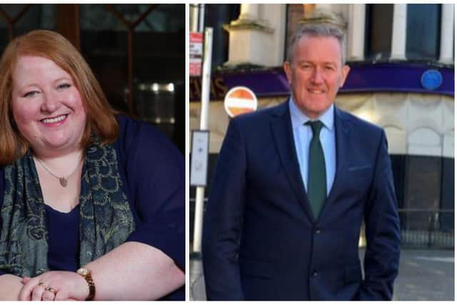 Justice Minister Naomi Long and Economy Minister Conor Murphy.