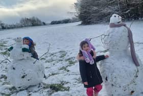 Chilli & Frosty the snowmen. Photo: Ann McLaughlin.