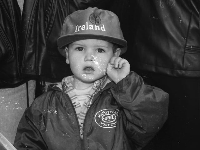 The St. Patrick's Day parade in Moville in 1998.