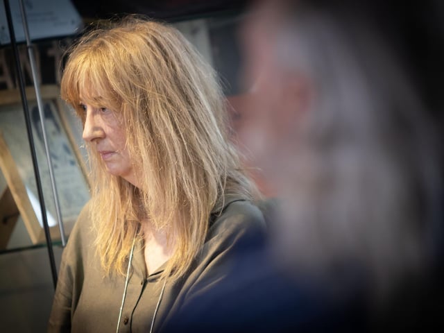 A member of the panel at Saturday's Feile event in the Museum of Free Derry. 'The Emperor is Naked'. (Photos: Jim McCafferty Photography)