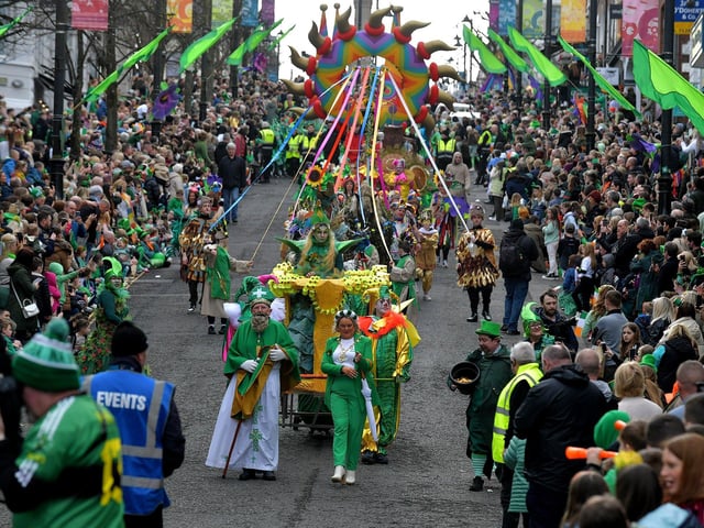 The Derry St Patrick’s Day Spring Carnival Parade will set off at 3pm from Bishop Street Car Park bound for Strand Road car park via the Diamond, Shipquay Street, Queen's Quay roundabout and Strand Road on Sunday March 17 and organisers the North West Carnival Initiative have themed this year's parade ‘Out of the Darkness Into the Light’. Photo: George Sweeney. DER2311GS – 59