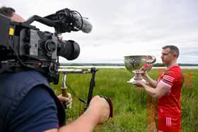 Emmett Bradley at the recent launch of the All-Ireland Series. (Photo: Ray McManus/Sportsfile)