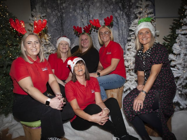 Staff from Surestart (Edenballymore) pictured at Friday’s event.
