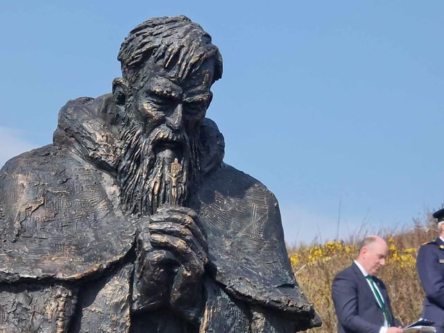 The statue was created by artist Rory Harron.