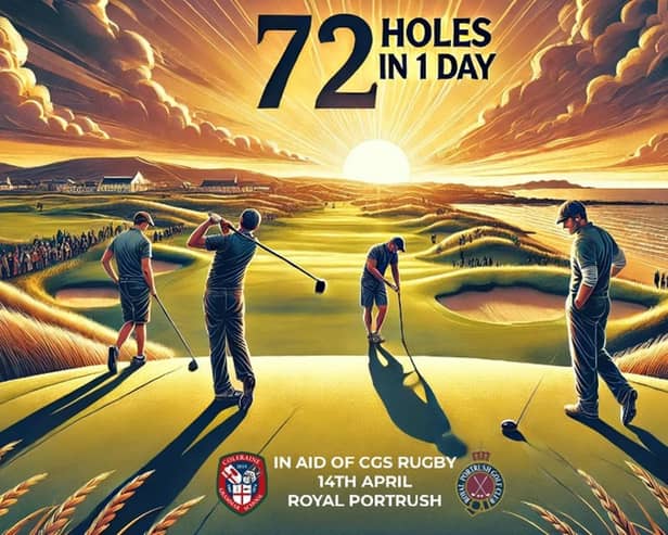 Rory Best, Johnny Bell, James Lloyd-Townshend will Richard Beggs will play 72 holes in one day to support Coleraine Grammer School’s 2026 tour to South Africa