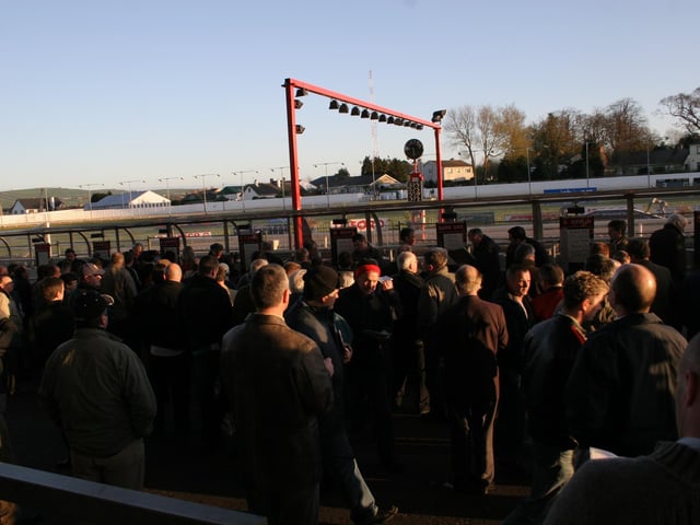 Derry and Donegal people enjoying a night at Lifford races in April 2005.