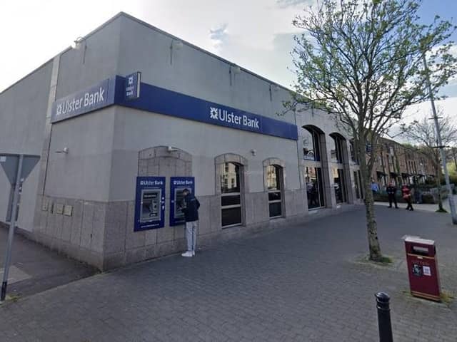 The Ulster Bank branch in the Waterside.