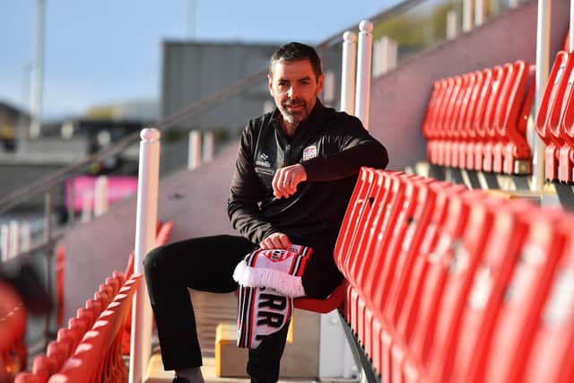 Derry City manager Tiernan Lynch wants to ensure the club's fans get fully behind his team by adopting an exciting style of play.  Photograph: George Sweeney